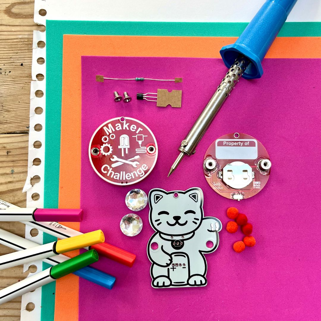 LEARN TO SOLDER - TRANSISTOR CAT